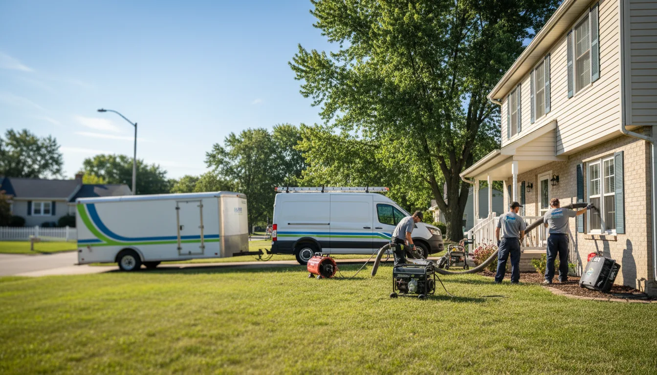 Flooded Basement Restoration And Cleanup With Repair in Letts, IA near me
